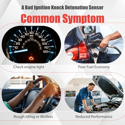 Ignition Knock Detonation Sensor Compatible with Solstice 2006-2008 Aura