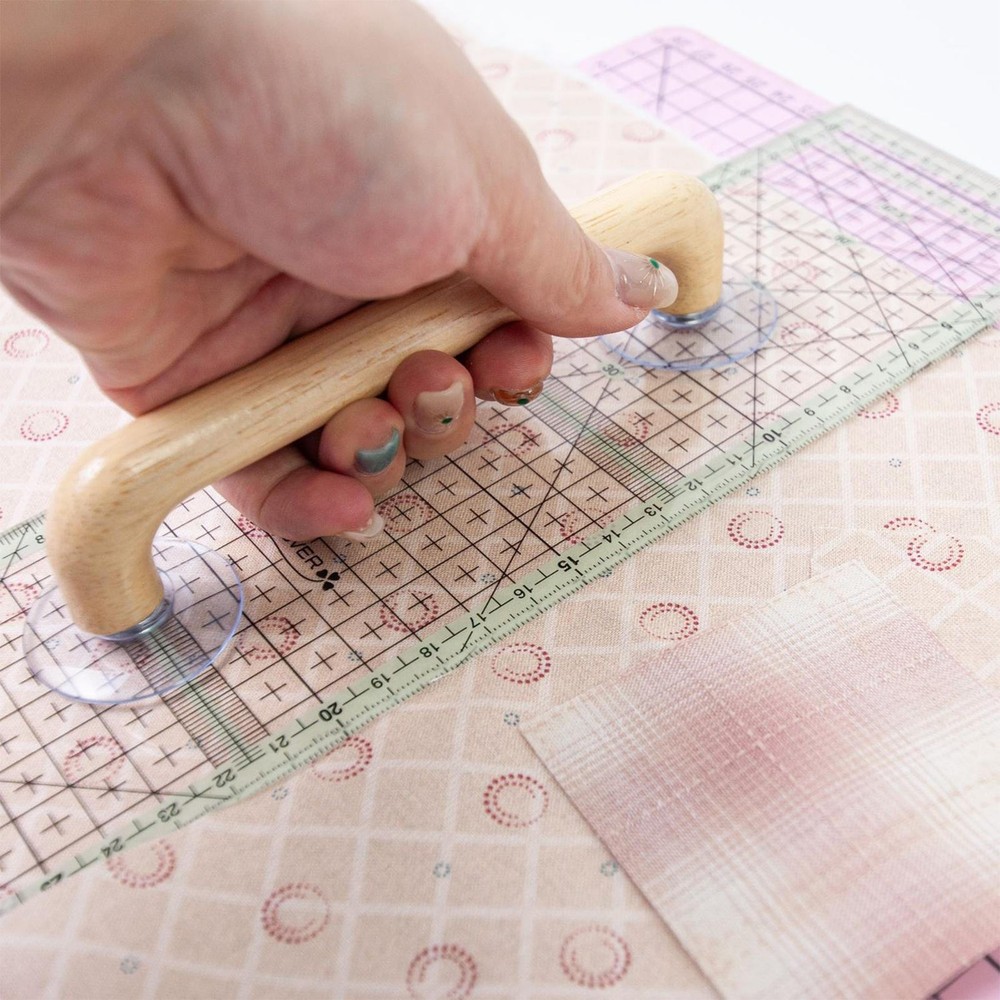 DIY Sewing Tools Ruler Handle Suction Cup Handle for Quilting Patchwork Ruler