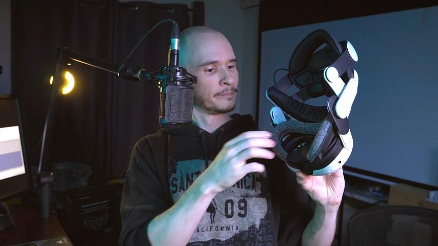 Magnetic Facial Interface for Quest 3 - Flexible Frame & Multi-Material Pads