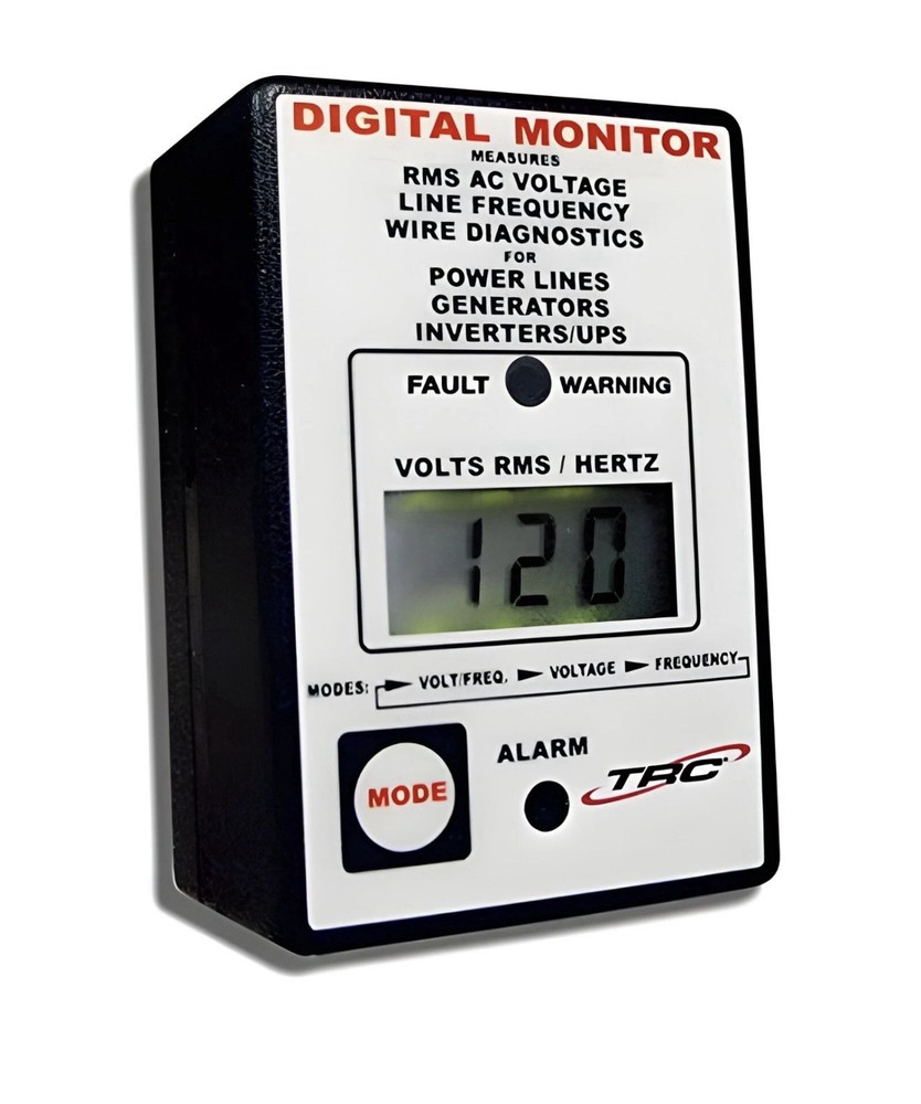 SouthWire Corp AECM200206 Circuit Tester RMS Voltage Frequency Meter LCD Display
