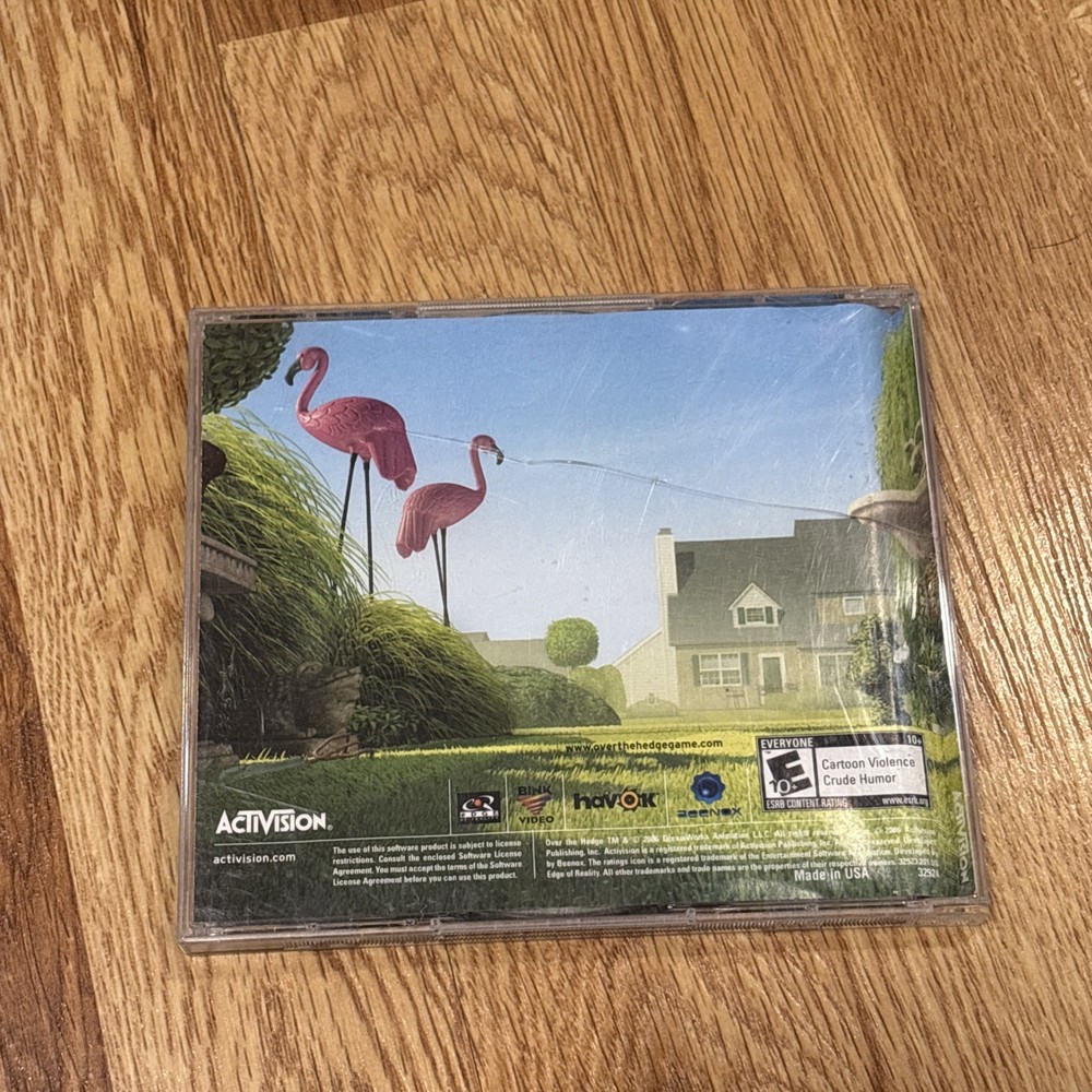 Over the Hedge , Dreamworks Activision CD Rom Windows 2000/XP ,Rated E