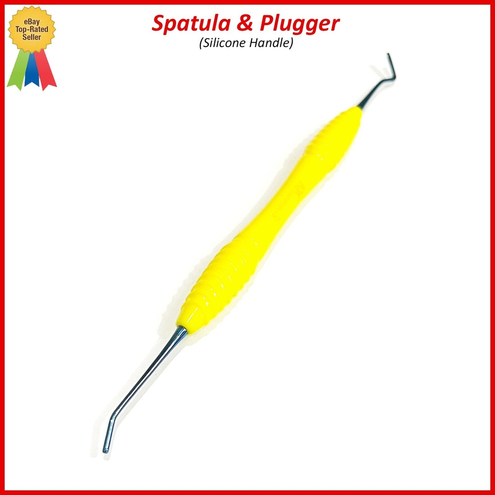 Dental Composite Filling Instruments Spatula & Plugger Titanium Blue Tips