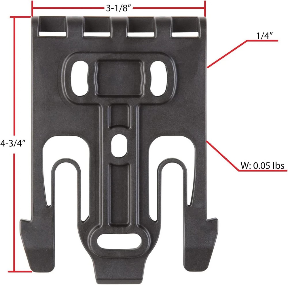 Safariland QLS19 Quick Duty Holster Locking Fork System