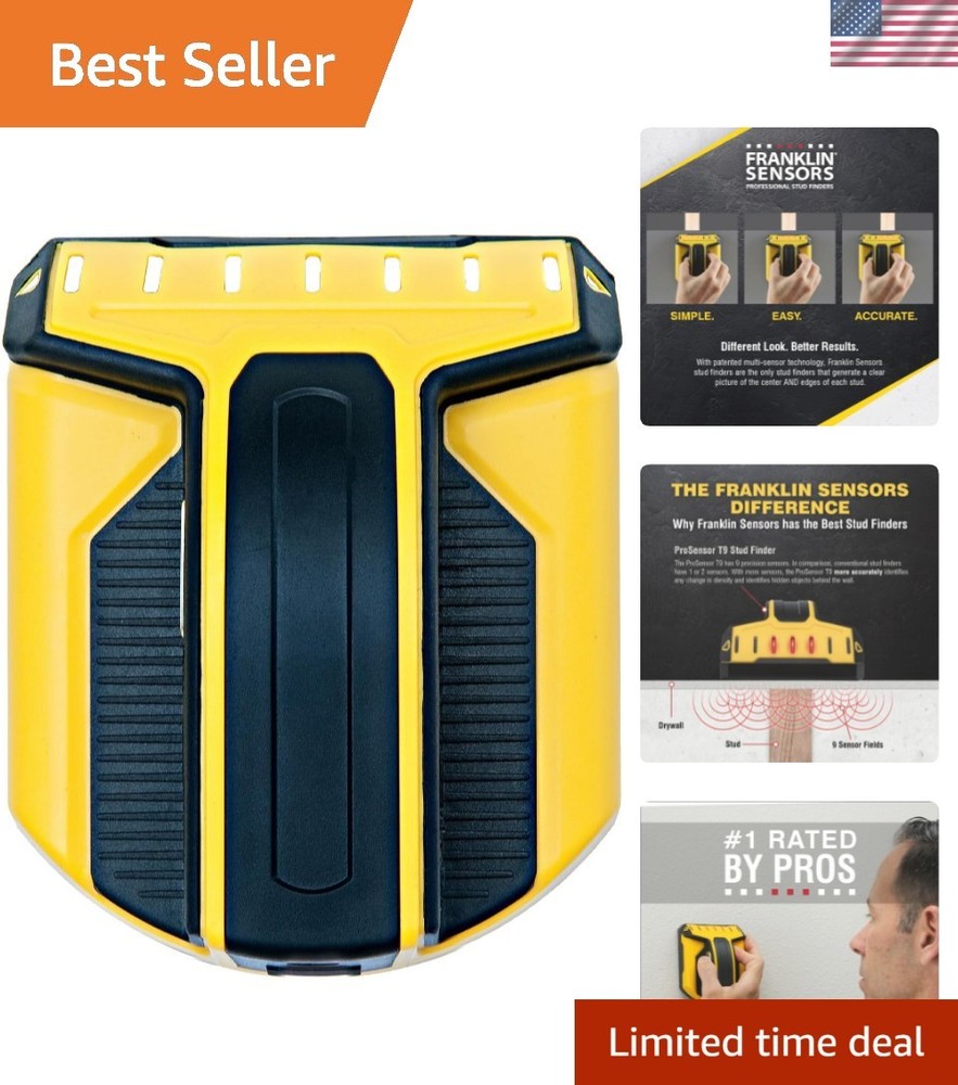 Ultimate ProSensor T9 Stud Finder with 8 Sensors - Reliable Wall Scanner