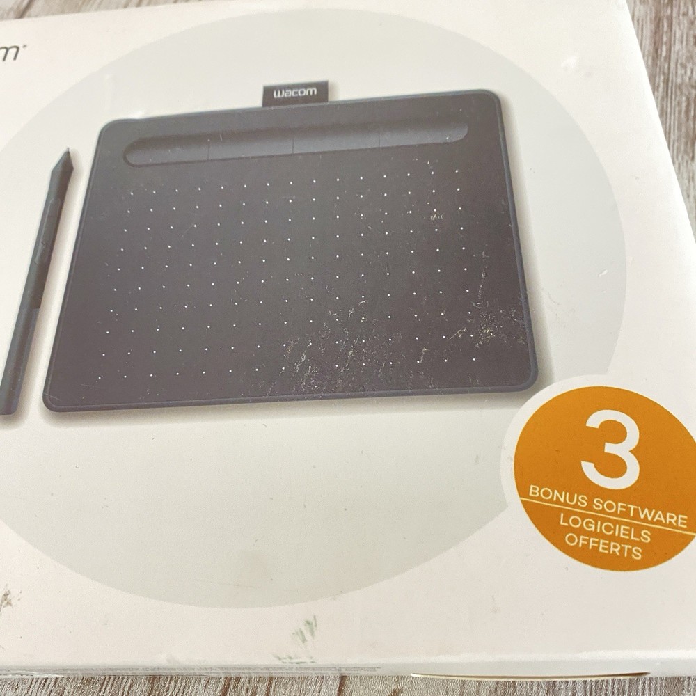 Wacom Intuos Wireless Graphic Tablet CTL-4100/K0-AA, 3 Bonus Software