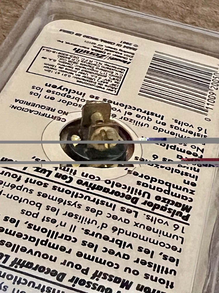 Heath / Zenith Lighted Wired Push Button Solid Brass Doorbell 865 l👀k