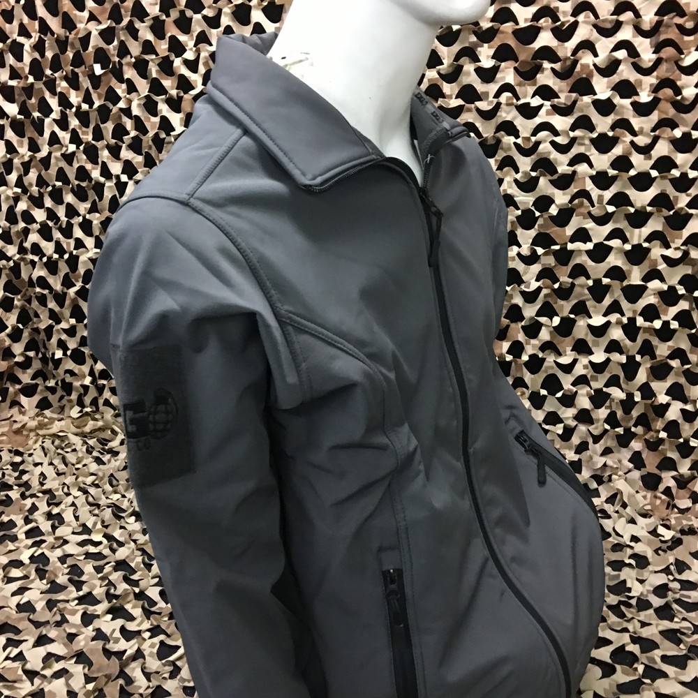 NEW Enola Gaye TechOne Windbreaker Jacket - Grey - Small