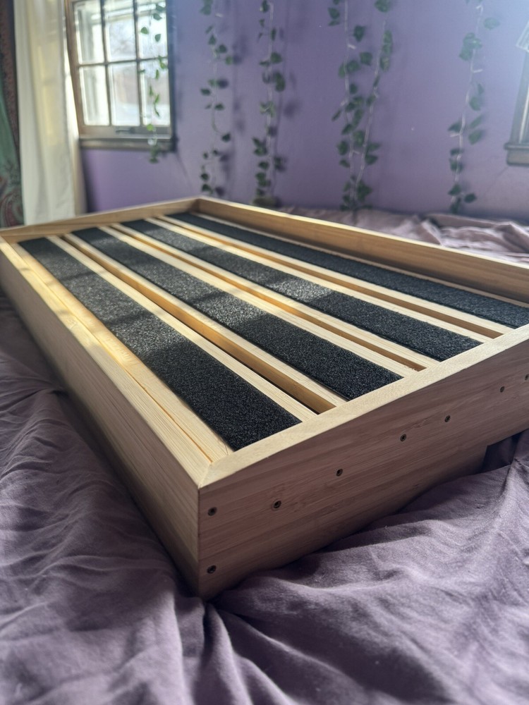 Pedal Board Handmade Bamboo