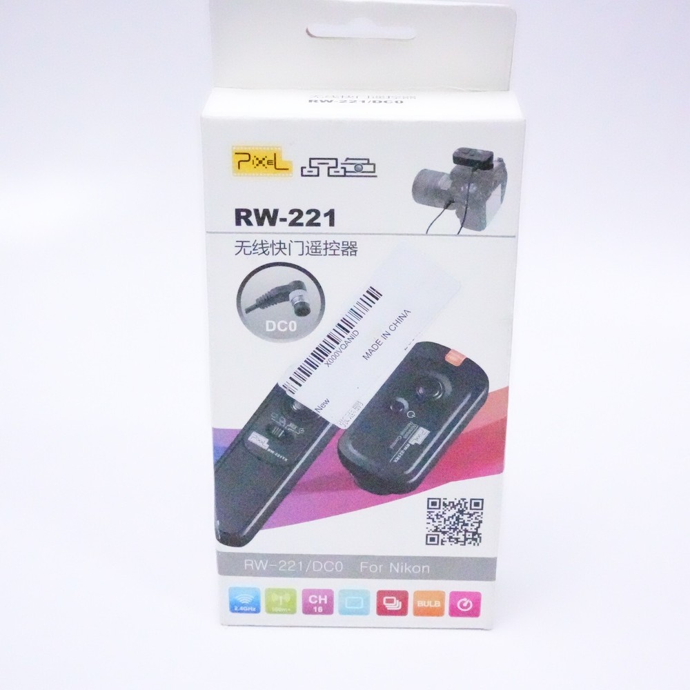 Pixel RW-221 / DC0 Wireless Remote Commander Shutter  Control for Nikon Cameras