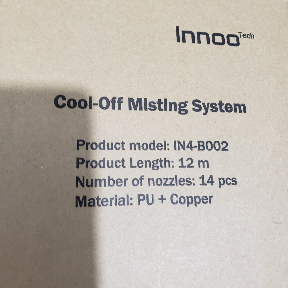 NEW Innoo Tech Cool Off Misting System IN4-B002-NIB