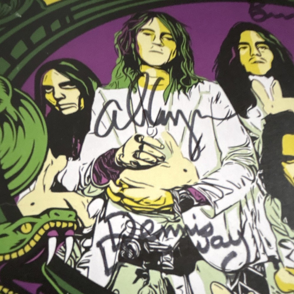 Alice Cooper Billion Dollar Babies Trillion Dollar signed insert 4 signatures