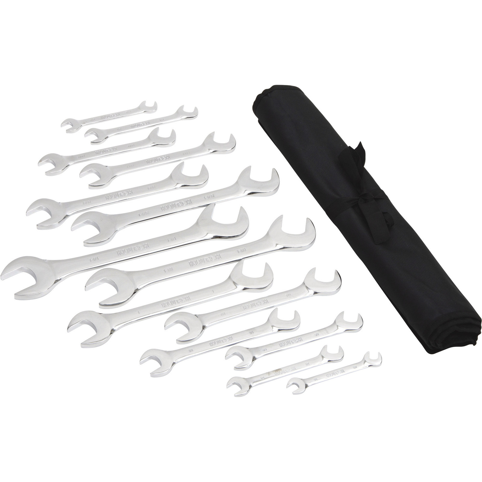 Klutch SAE Angle Wrench Set, 14-Pc.