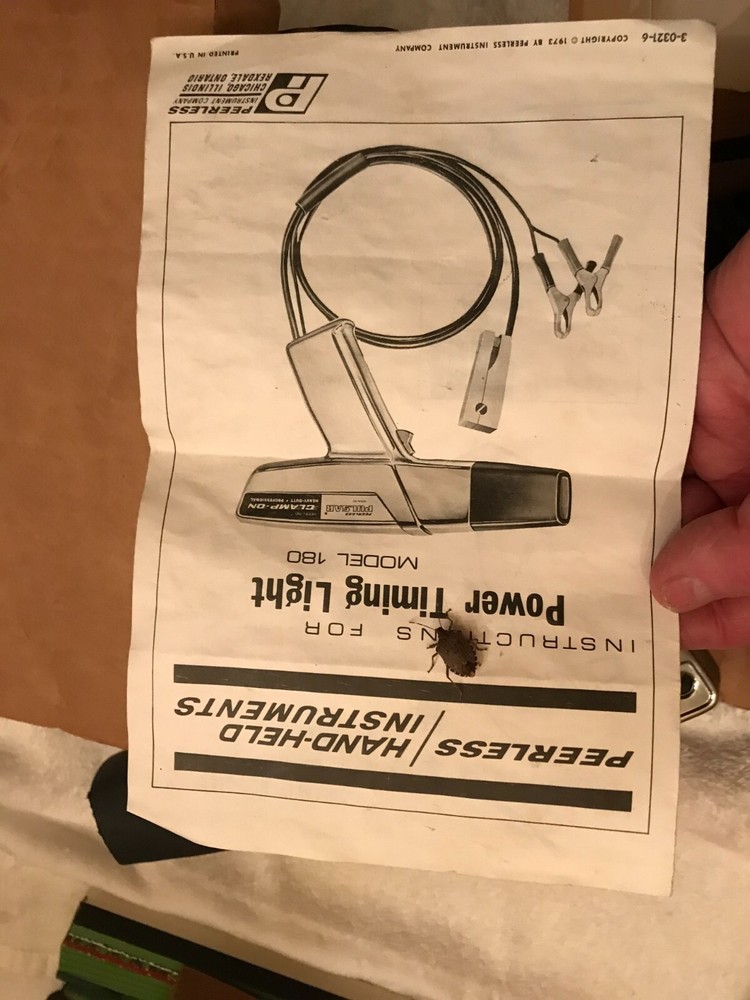 Peerless Pulsar 180 Clamp-On Inductive DC Timing Light