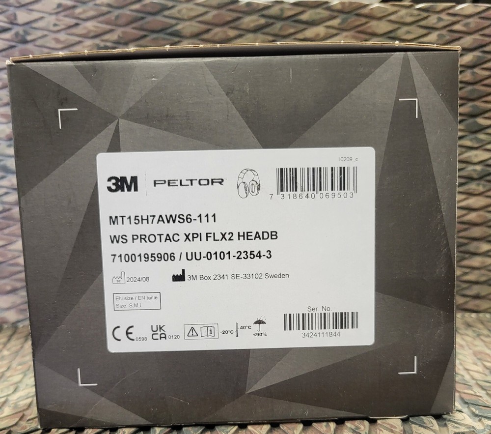 Peltor Protac XPI FLX2 headset MT15H7AWS6-111