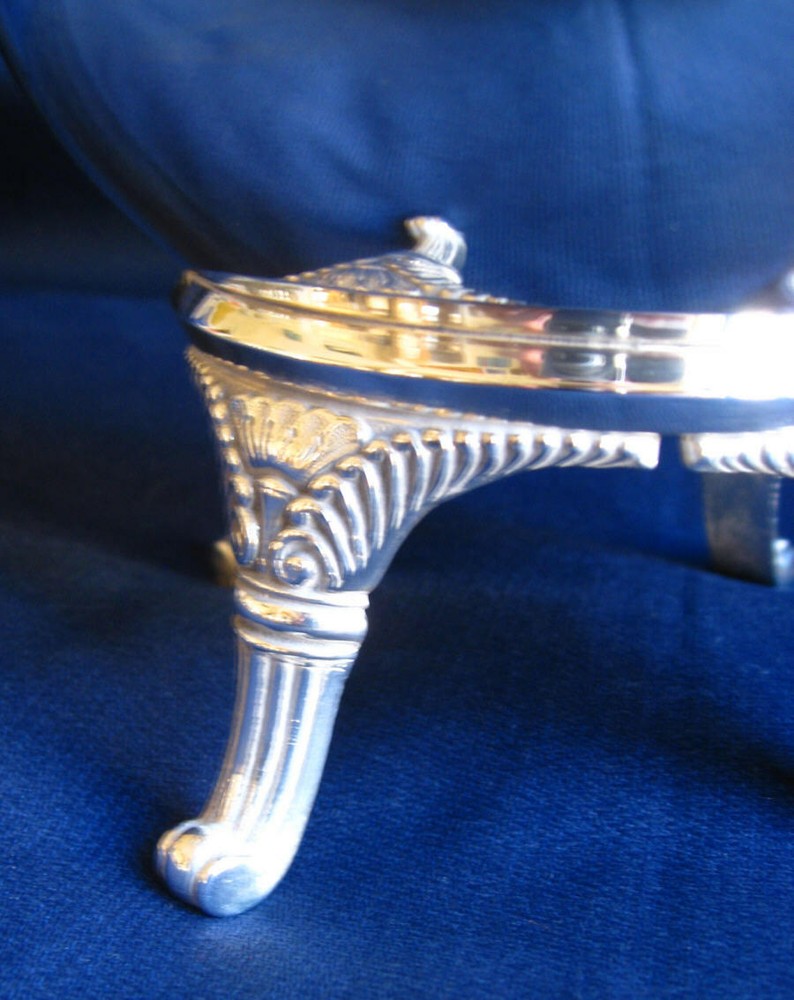 Silver-plated Coffee Pot - Extensive engravings - Excellent condition