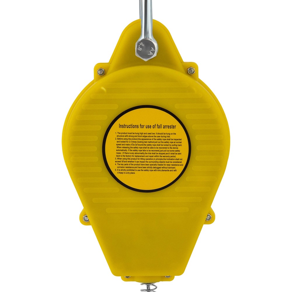 Self Retracting Lifeline 23 ft Fall Arrester Fall Protection Fall Arrestor Tool