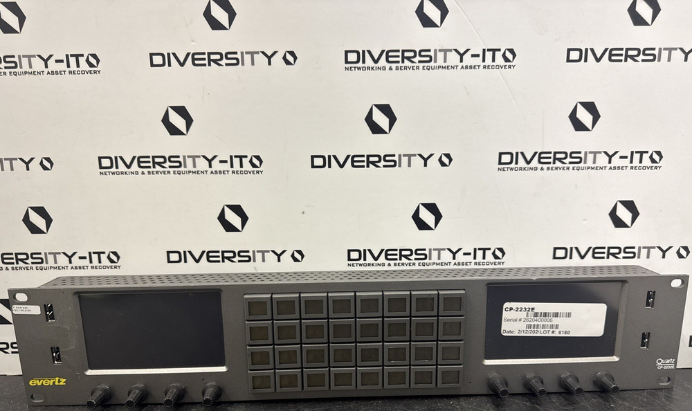 Evertz CP-2232E 32 Button 2RU Router Panel