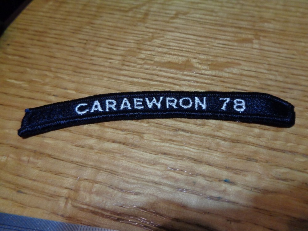 US NAVY SHOULDER STRIP TAB rocker PATCH Caraewron 78 ROCKER PATCH
