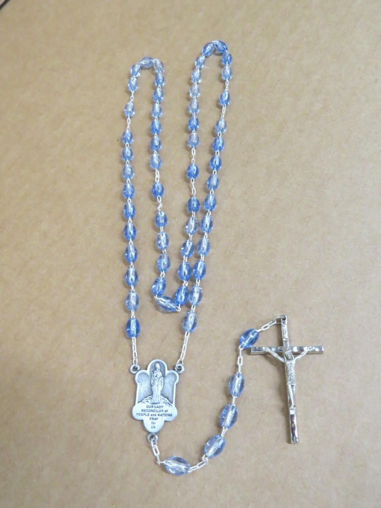 Vintage Betania Our Lady Reconcilor of People and Nations Roman Catholic Rosary