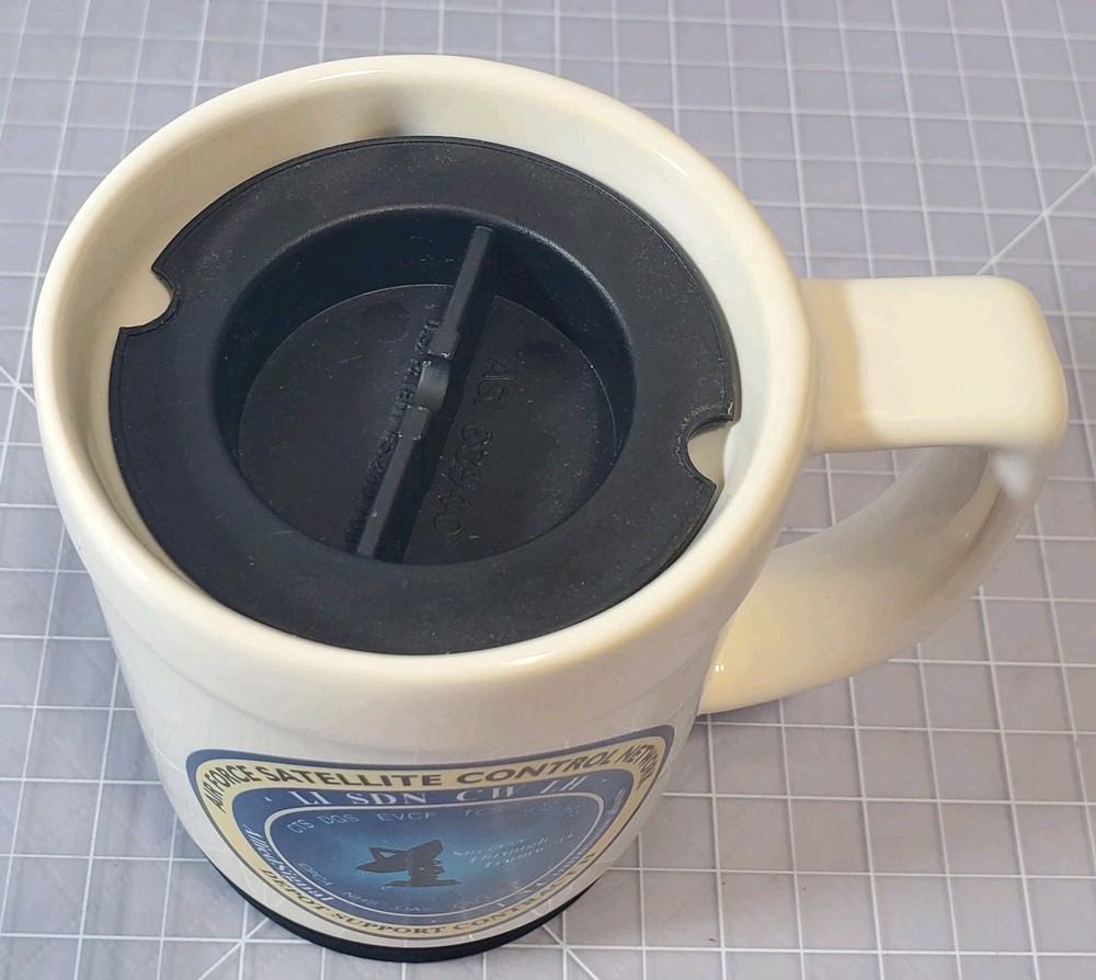 Air Force Satellite Control Network Depot Support Coffee Cup