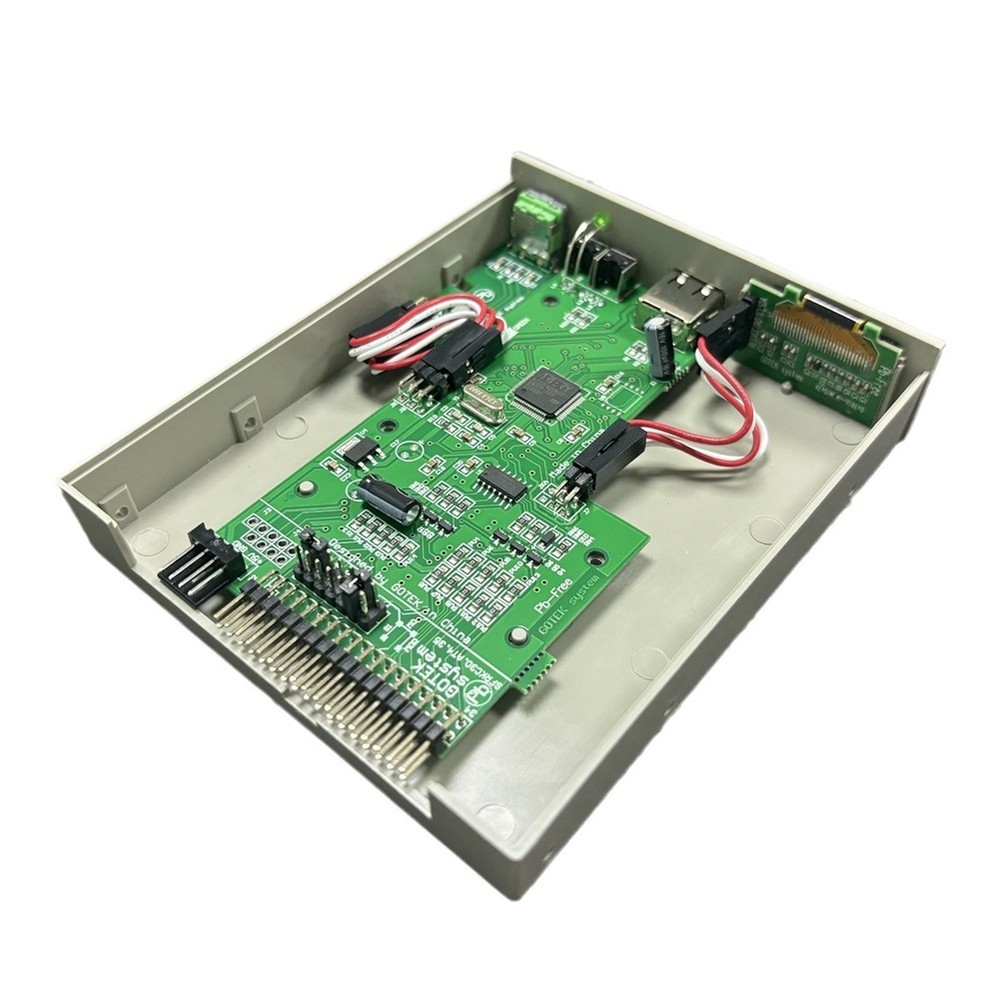 SFRM44-U100LQD-435 Floppy Drive Emulator with OLED Screen & Rotary Encoder8390