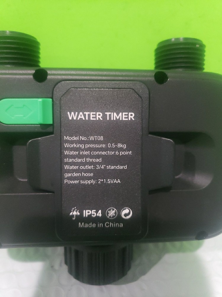 2 Zone Sprinkler Timer for Garden Hose, 8 Programmable Hose Water Timer with Aut