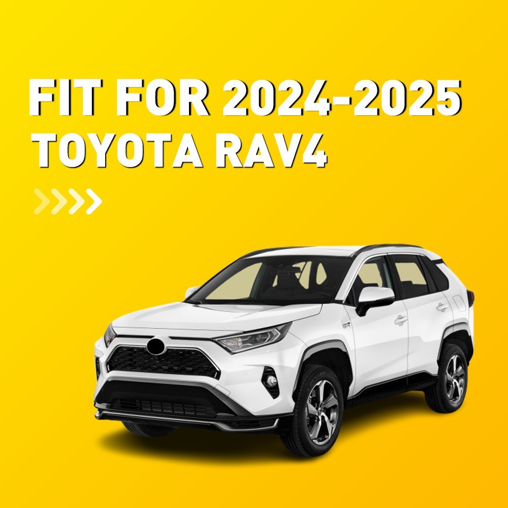 Fit 2019-2025 Toyota RAV4 Center Console Lid Armrest Cover Panel Leather Black V