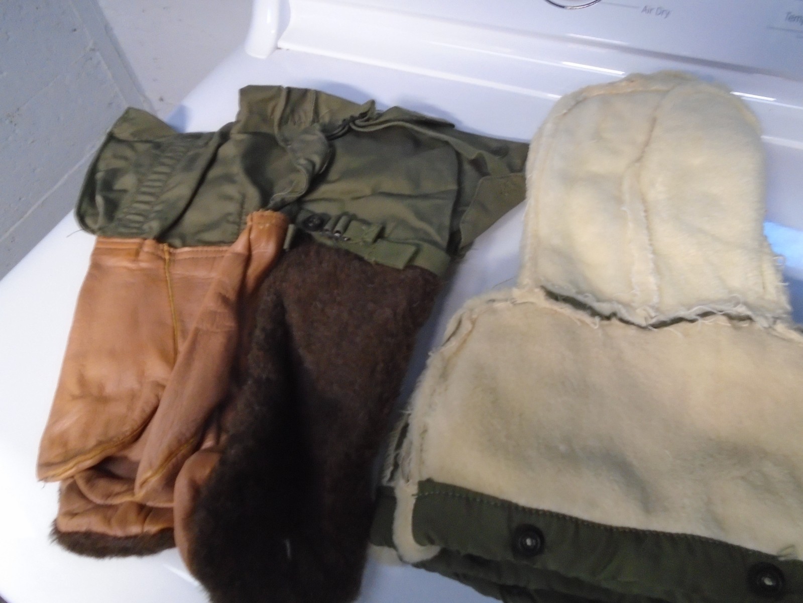 Vintage Military Artic Mittens w/ Liners 1951
