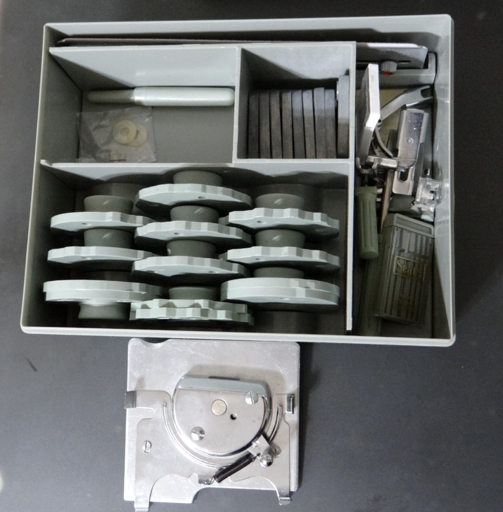 Vtg Kenmore Sewing Machine Parts Kit Buttonholer Pattern Cams Tools Accessories