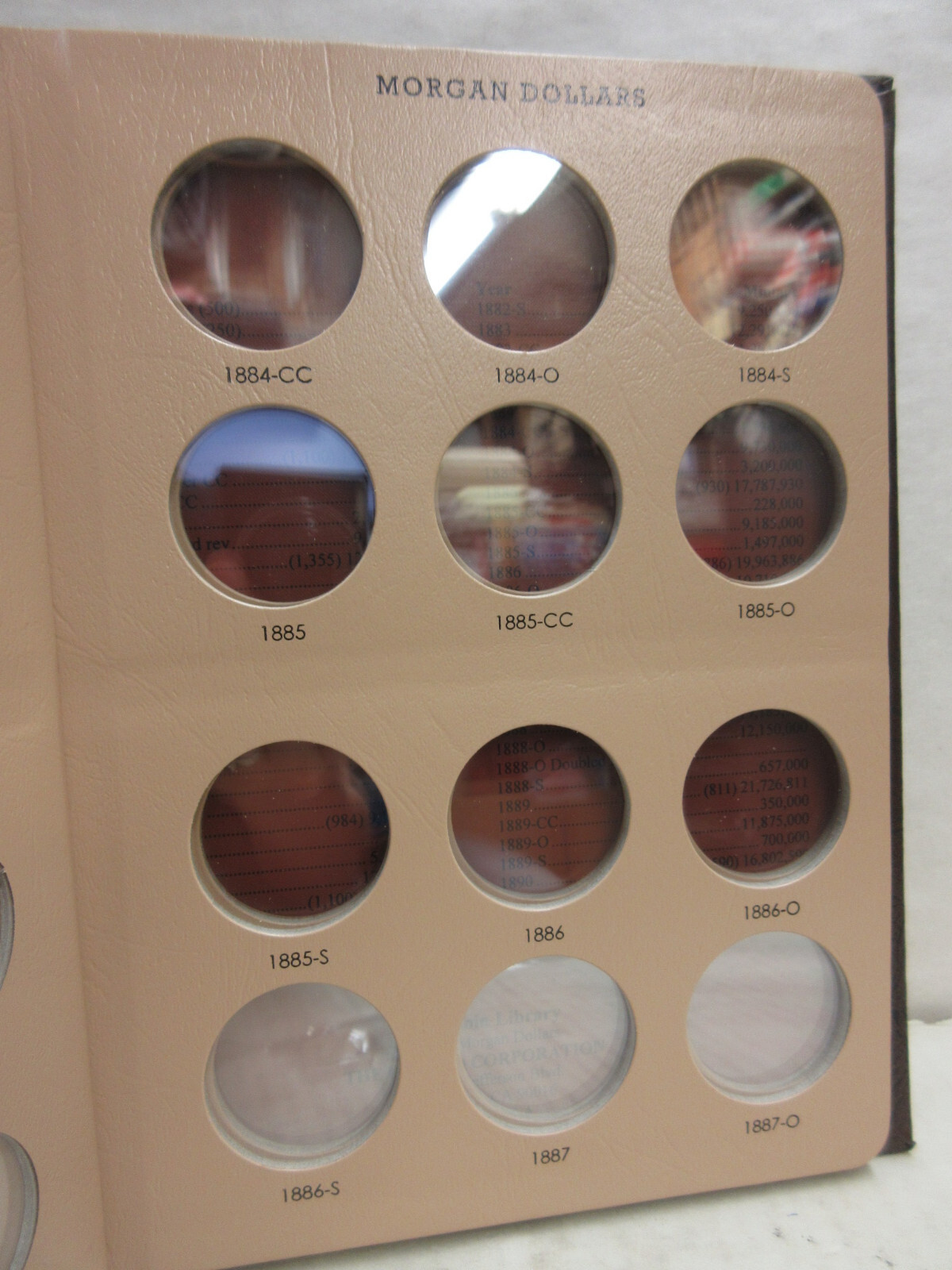 2 NEW Dansco Coin Albums #7178 & 7179 Morgan Dollars Complete Set 1878-1921