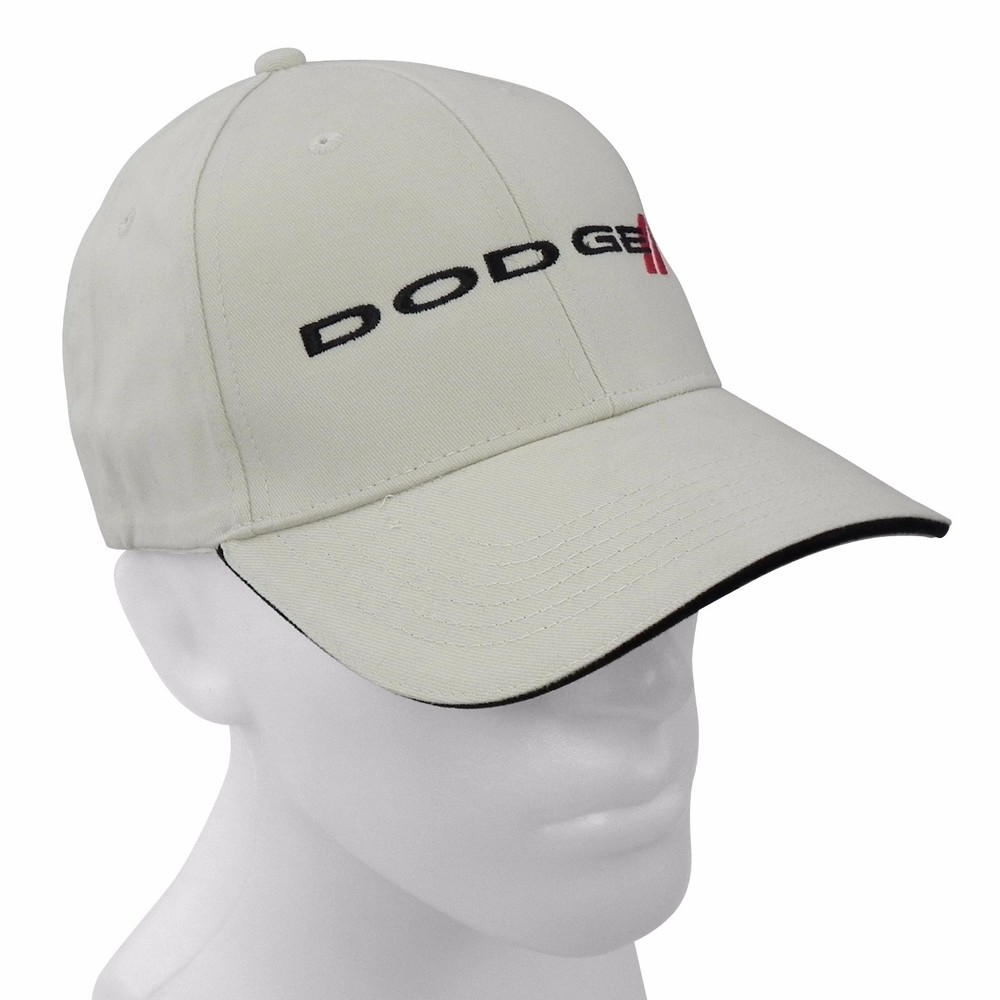 Dodge New Logo Beige Baseball Hat