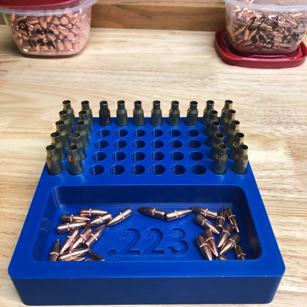 3D Printed .223 Reloading Tray 50 spots