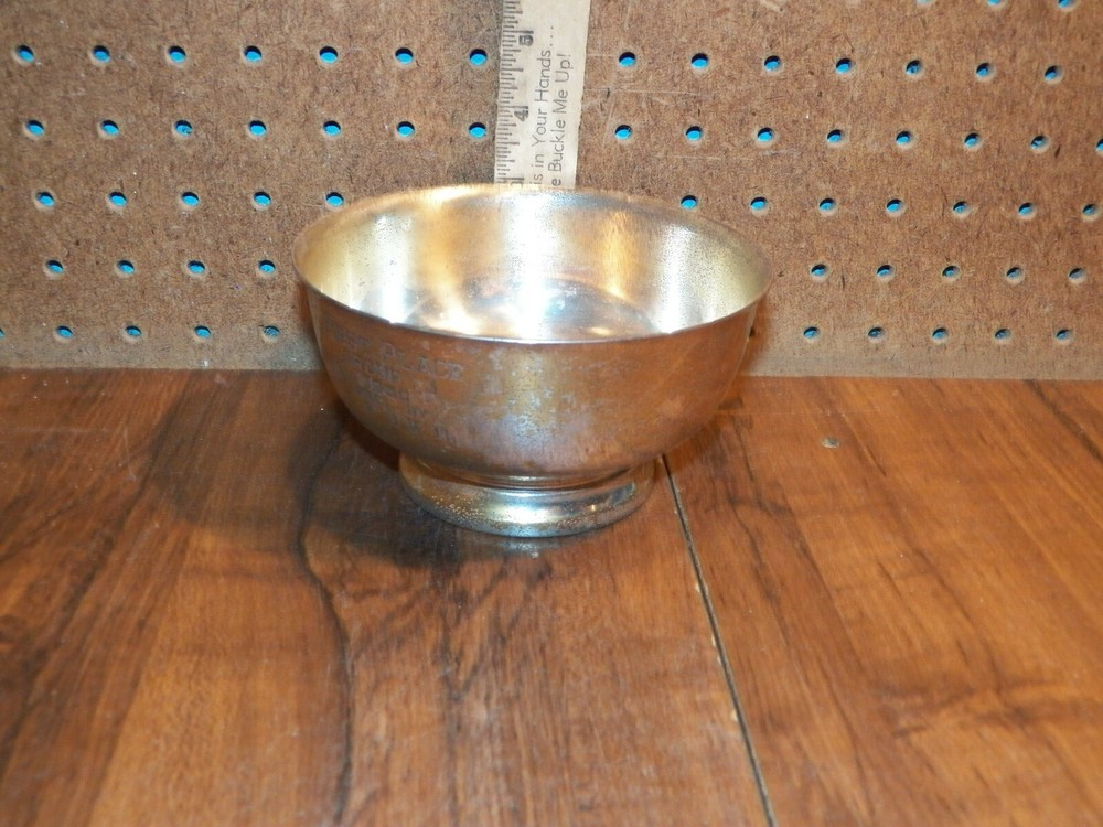 1950 Silverplate Bowl Trophy - First Place Group 3 Pres. By L.F.S.K.C.