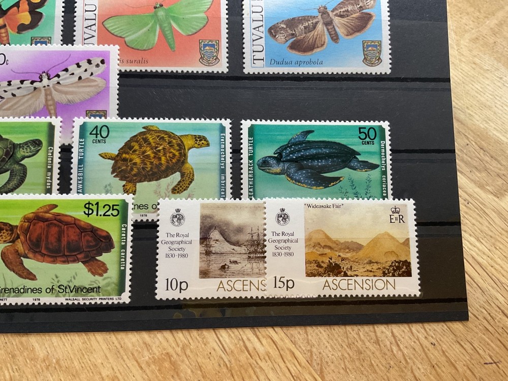 Tuvalu and commonwealth mint never hinged stamps B3643