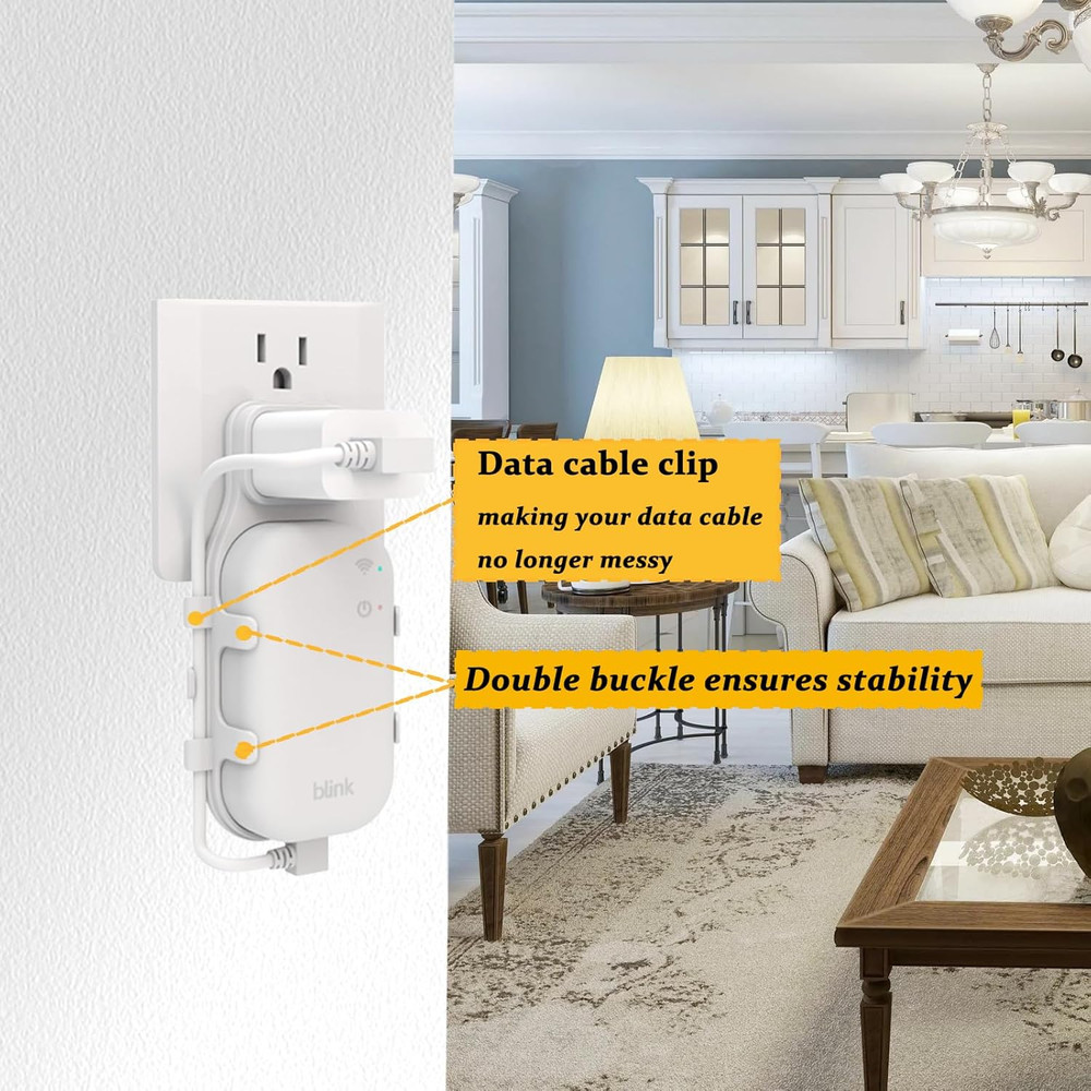 Outlet Wall Mount for All-New Blink Sync Module Core, Sync Module Mount Holder f