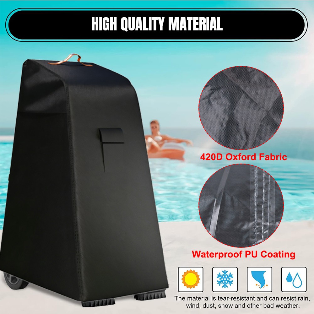 Robotic Pool Cleaner Caddy Cover Vacuum Protector Waterproof Windproof Sunproof