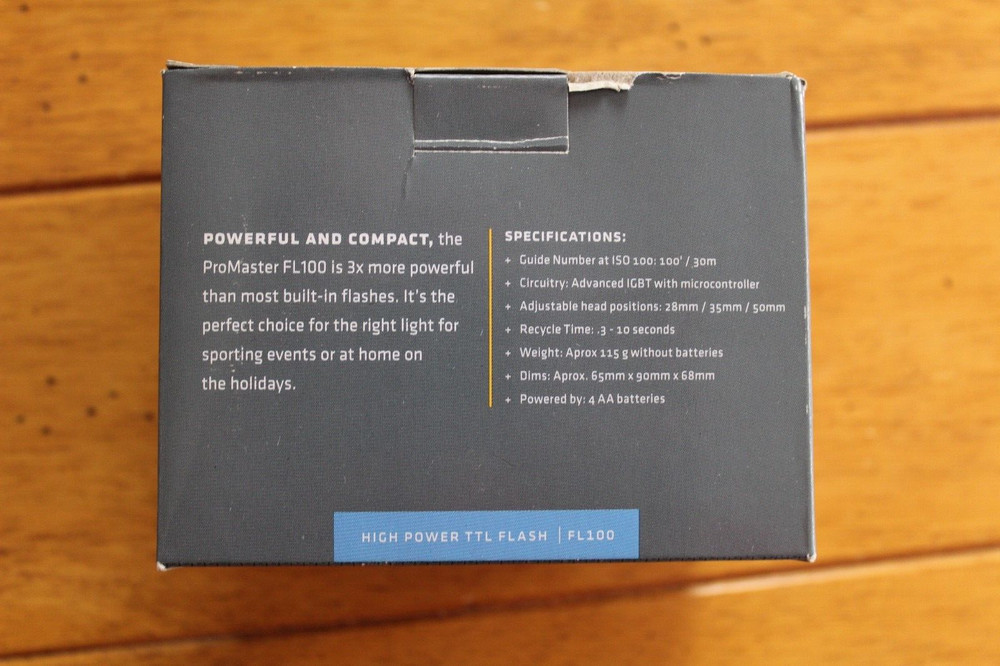 ProMaster FL100 Flash - For Canon EOS DSLR Camera - 9378 [e]