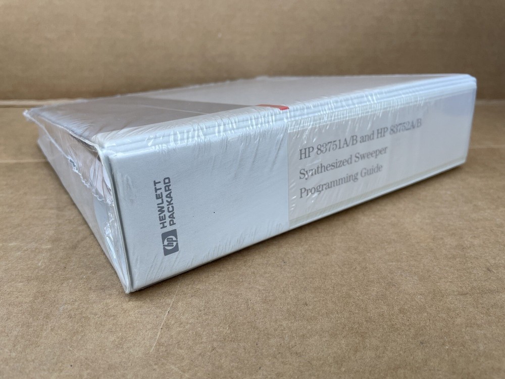 NEW SEALED HEWLETT PACKARD 83751A/B 835752A/B SYNTHESIZED SWEEPERS PROGRAM GUIDE