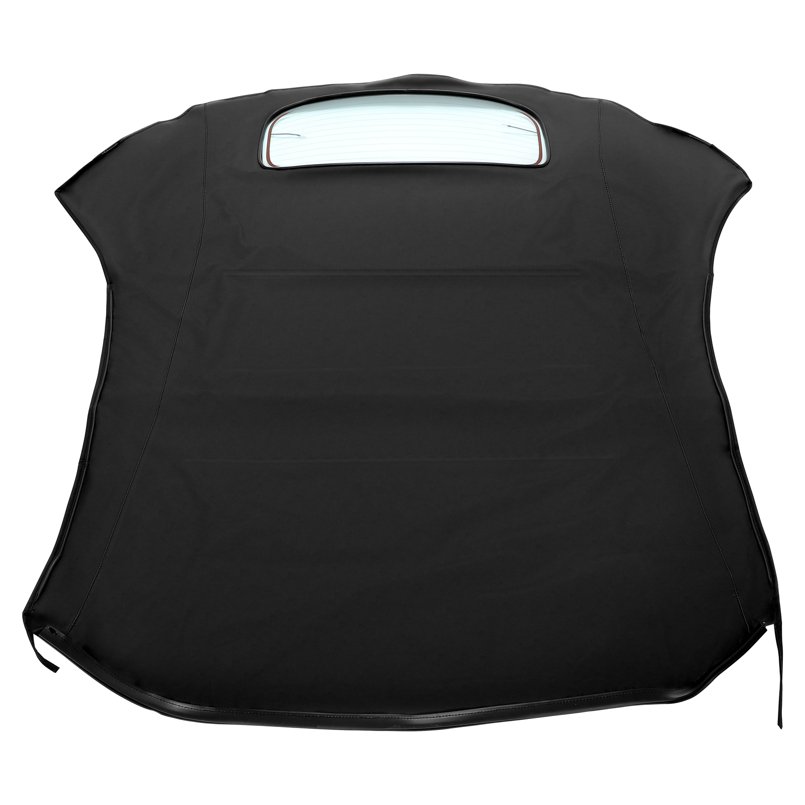 Black Convertible Soft Top Clear Heated Glass Window For Volkswagen Beetle 03-10