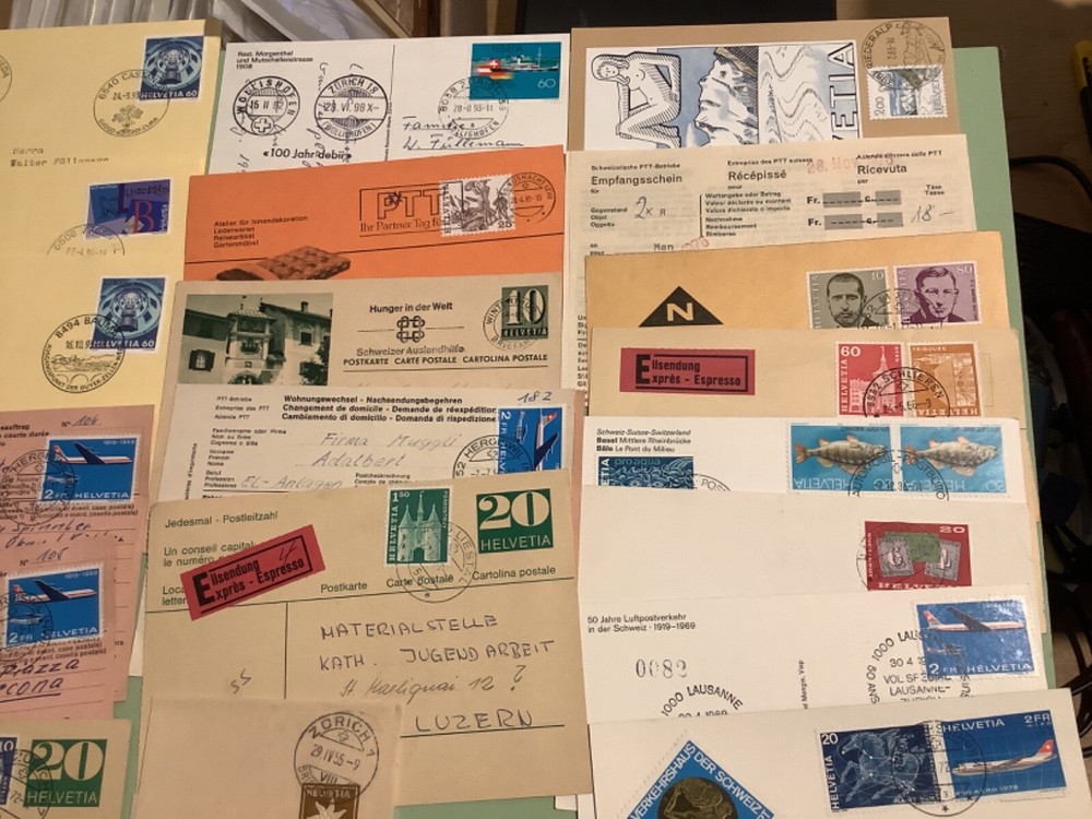 Switzerland postal postcards 28 items Ref A2218