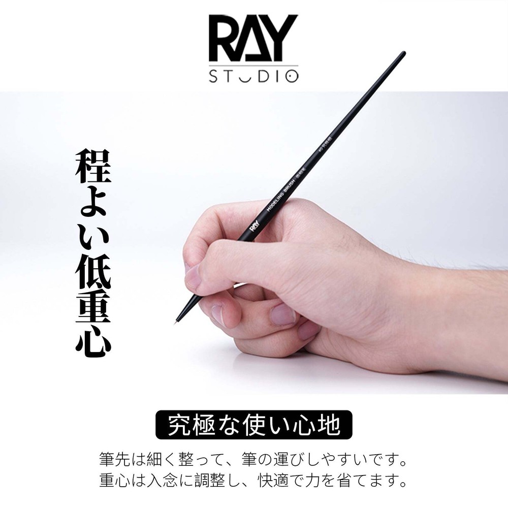 RAYSTUDIO #0 #1 #2 Ultra-fine Modeling Brush Scriptliner Model Hobby Kits Tools