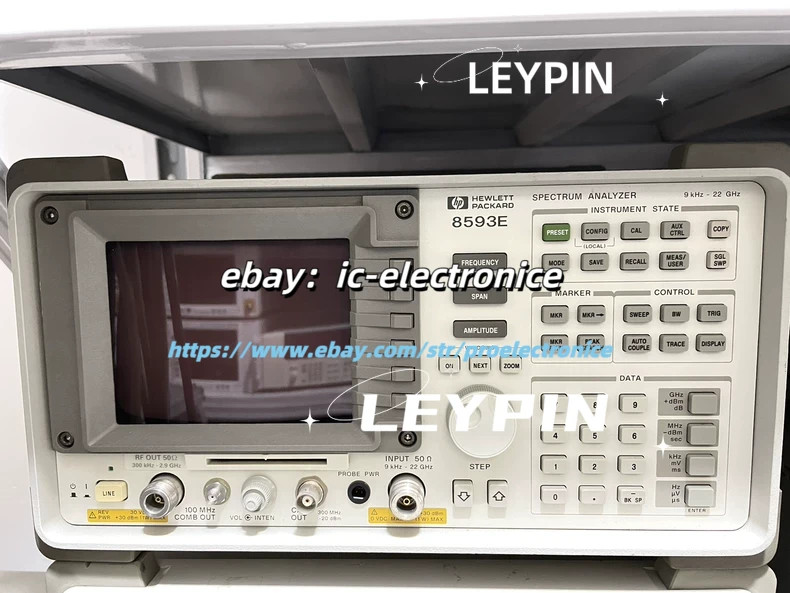 agilent HP8593E spectrum analyzer /nice and working condition/IC