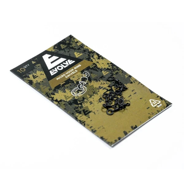 Evolve Tackle Micro Hook Ring Swivels