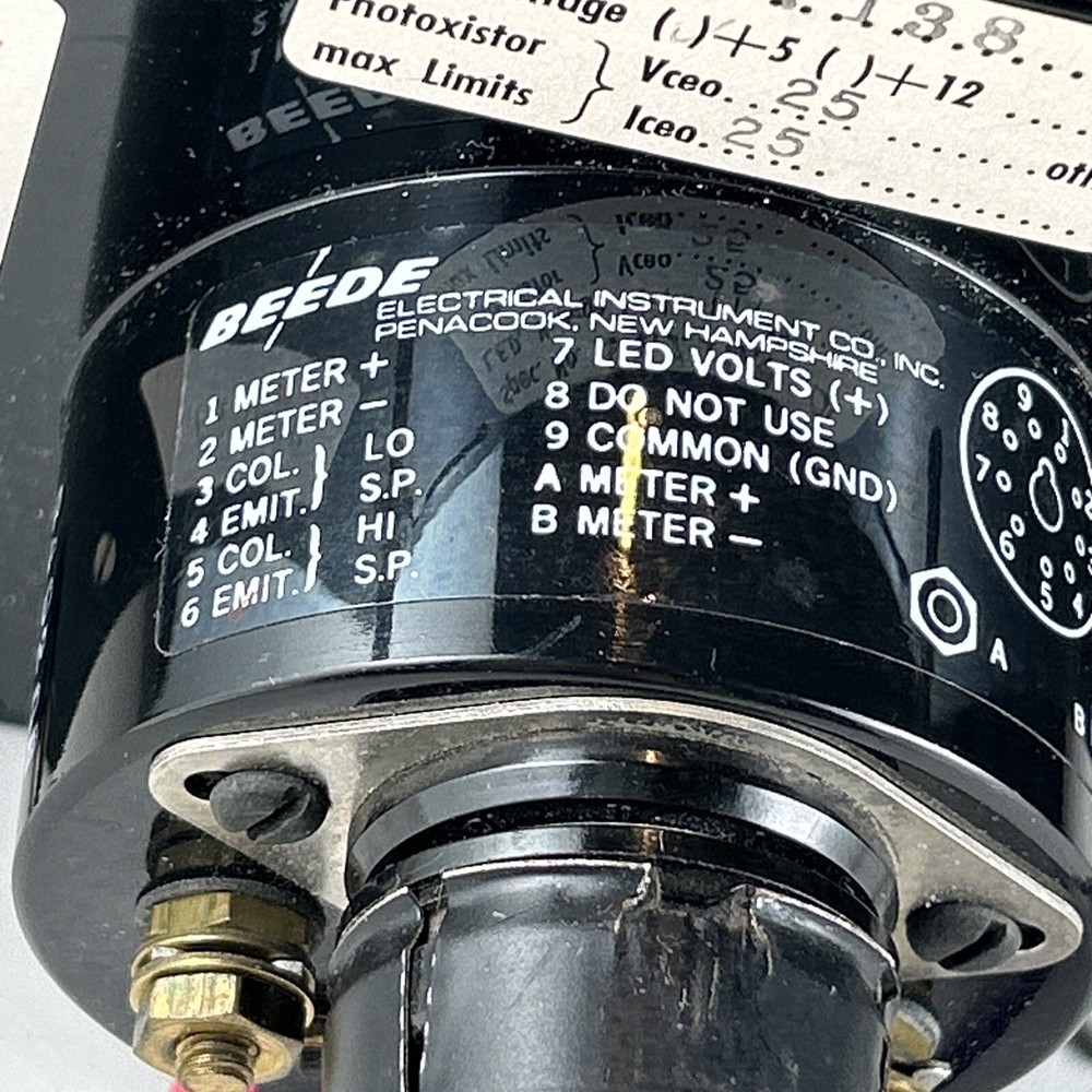 BEEDE Centigrade Analog Celsius Display Indicator Panel, MQ451259001, +50 to -30