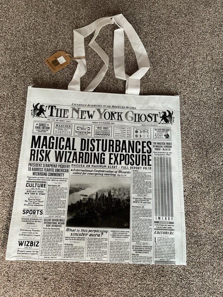 Harry Potter Wizarding Bag New