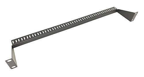 - 2 Pack 1U Horizontal 19-Inch Rack Mount Cable Management Support Bar