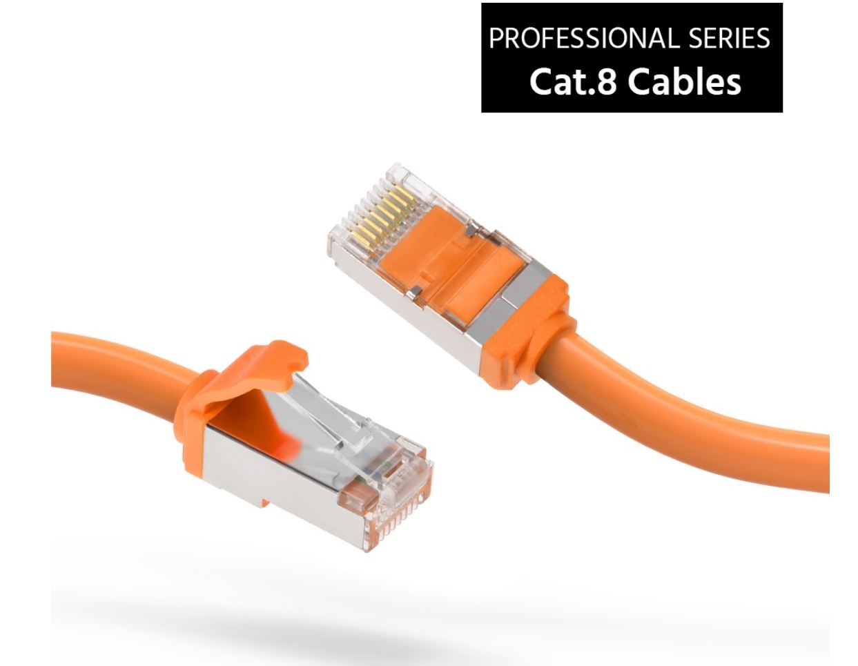Cat.8 S/FTP (SSTP) Cat8 Ethernet Network Cable 1ft, 2ft, 3ft, 5ft, 7ft 10ft lot