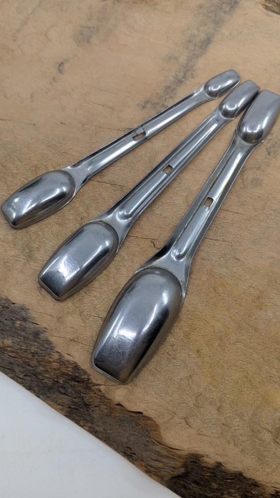 Vintage FOLEY Stainless Set Nesting, Locking, Double-ended Measuring Spoons