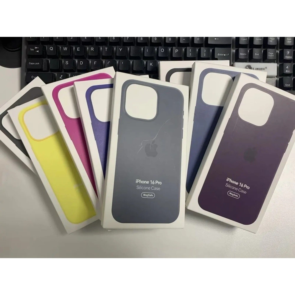 Original Silicone Soft Case with MagSafe for iPhone 16 PRO - WITH BOX