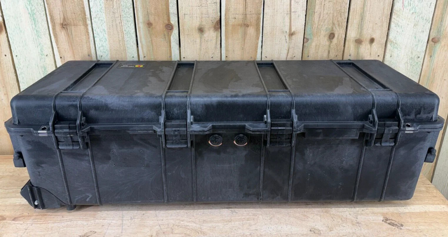 Pelican 1740 Protector Case Black Waterproof Good Condition B/C